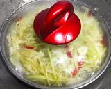 Foto langkah ke 4 dari resep Tumis Pepaya Muda Bumbu Iris.