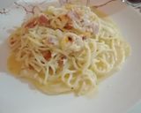 Foto del paso 6 de la receta: Pasta con pollo y tocineta