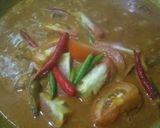 Gambar langkah 6 resipi Kari Sotong.