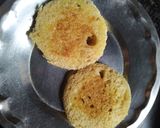 A picture of step 2 of Stuffed bread omelette without egg.