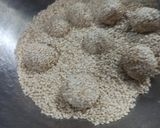 A picture of step 6 of Laughing Balls | Chinese Smiling Sesame Cookies.