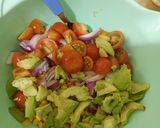Foto del paso 4 de la receta: Ensalada de garbanzos en lata y choclo