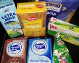 Foto langkah ke 1 dari resep Setup roti tawar keju milo.
