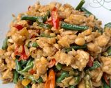 Foto langkah ke 3 dari resep Tumis Tempe Kacang Panjang Pedas (No Micin).