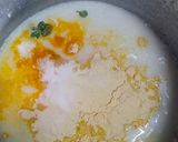 A picture of step 2 of Without oil aloo pakoda kadi.