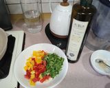 彩椒香菜沙拉佐鹽麴的食譜步驟2照片