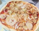 Foto del paso 3 de la receta: Pizzas 🍕de Champiñones 🍄 con Cebolla 🧅 y Palmitos 🍷 🙌