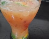 A picture of step 3 of Sweet lime plum mojito.