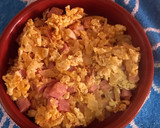 Foto del paso 3 de la receta: Revuelto de cebolla y jamón de pavo