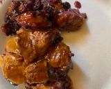 A picture of step 5 of Blueberry-Lemon Cinnamon Roll Breakfast Bake #mommasrecipes.