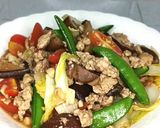 รูปขั้นตอนการทำที่ 6 ของ ผัดผักรวมใส่หมูสับ