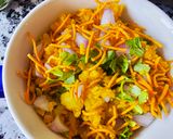 A picture of step 5 of Batata Poha.