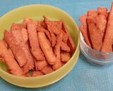 A picture of step 6 of Quinoa Flour Cheese Crispies --- A Tea-time Snack.