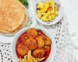 عکس مرحله 2 از دستور خورشت کوفته قلقلی مرغ