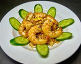 Hình bước làm 10 của món Cơm Chiên Kim Chi Trứng Tôm