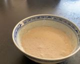 A picture of step 1 of 2 layer bread.