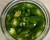 A picture of step 3 of Chilies Pickles.