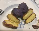 Une image de l'étape 5 de Duo de pommes de terre vitelotte et grenaille à l ail laurier et herbes de Provence.