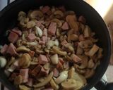Pas rețetă Paste cu ciuperci și mușchi de porc! 1 fotografie