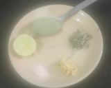 A picture of step 1 of Moringa Herbal Tea.