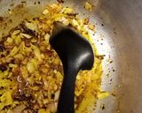 A picture of step 4 of Alu ki tarkari.
