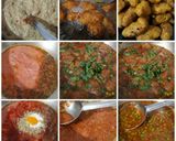 A picture of step 5 of Matar or Moong dal Pakode ki Sabzi.