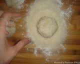 A picture of step 9 of Rice cake with vegetables.