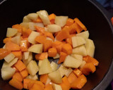 Foto del paso 1 de la receta: Crema de calabaza con mijo y naranja