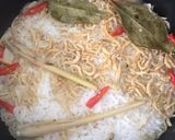 Foto langkah ke 4 dari resep Nasi gurih rice cooker.