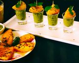 रवा बेसन ढोकला विथ पुदीना चटनी (Rava besan dhokla with pudina chutney recipe in hindi) रेसिपी चरण 6 फोटो
