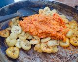 A picture of step 8 of Raw Banana Sabzi.