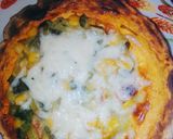 Foto del paso 1 de la receta: Zapallo anco relleno de choclo puerro,cebolla de verdeo y queso!