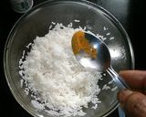 A picture of step 1 of Lemon Rice.