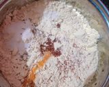 A picture of step 1 of Bread fritters /pakode.