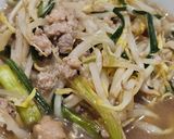 รูปขั้นตอนการทำที่ 3 ของ ผัดถั่วงอกใส่หมูสับ