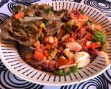Foto del paso 3 de la receta: Costeleta al verdeo con ensalada mixta !