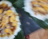 A picture of step 5 of Ela ada with banana filling.
