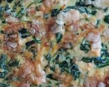Une image de l'étape 5 de Quiche épinards saumon mozarella.