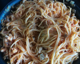 Foto del paso 11 de la receta: Espaguetis con champiñones, bacon y tomate