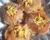 A picture of step 1 of Golgappa Chaat.