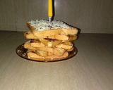 Foto langkah ke 8 dari resep Roti Bakar Susun.