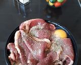 Foto del paso 1 de la receta: Milanesas de carne con variados condimentos