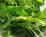 Foto langkah ke 3 dari resep Tumis kangkung terasi.