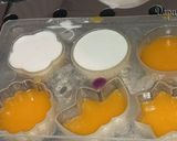 Foto langkah ke 18 dari resep Lapis talam ubi kuning dan ungu.