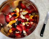 A picture of step 4 of Summer Fruit Cobbler.