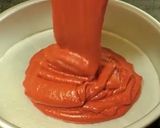 A picture of step 4 of Red velvet cake.