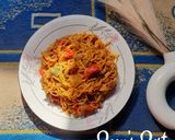 A picture of step 3 of Capellini or Angel Hair Pasta.