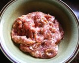 Foto del paso 1 de la receta: Mini pelotillas de carne de pollo en salsa de tomate 🍅🐔