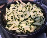 Une image de l'étape 8 de Bœuf épicé aux courgettes et mozzarella di buffala.