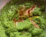 A picture of step 7 of Sarson da Saag & Makki ki Roti.